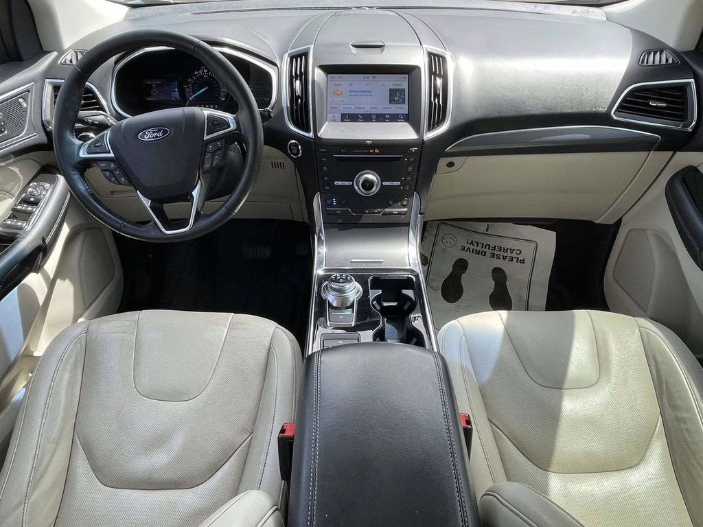 2019 Stone Gray Metallic Ford Edge Titanium FWD SUV