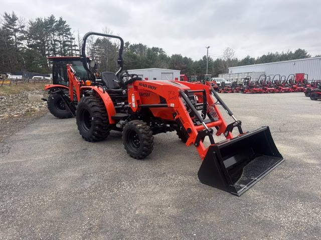 2026 Orange Bad Boy 4025H Loader Backhoe w industrial tires