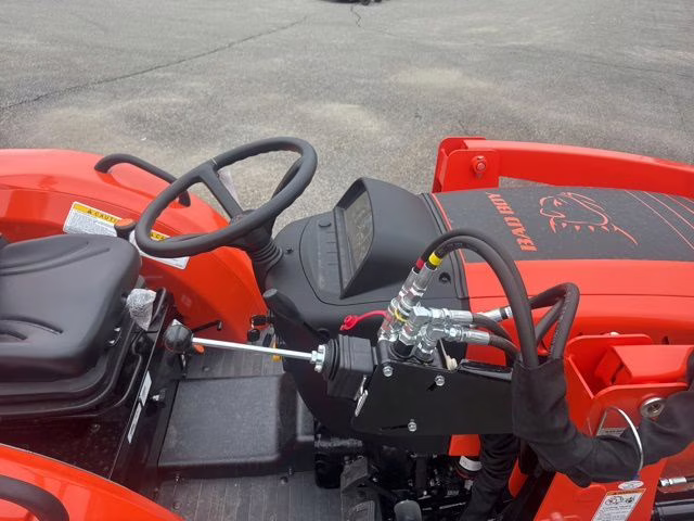 2026 Orange Bad Boy 4025H Loader Backhoe w industrial tires