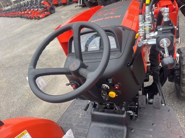 2026 Orange Bad Boy 4025H Loader Backhoe w industrial tires