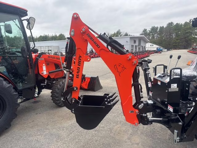 2026 Orange Bad Boy 4025H Loader Backhoe w industrial tires