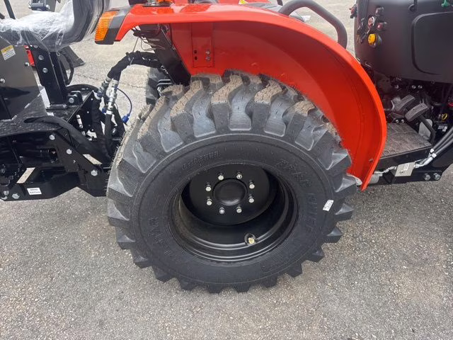 2026 Orange Bad Boy 4025H Loader Backhoe w industrial tires