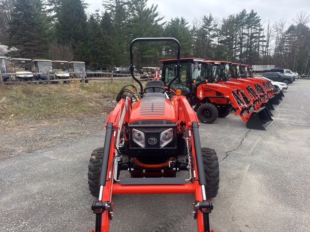 2026 Orange Bad Boy 4025H Loader Backhoe w industrial tires