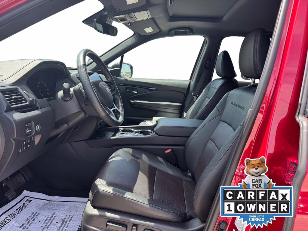 2025 Radiant Red Honda Ridgeline Black Edition AWD Truck