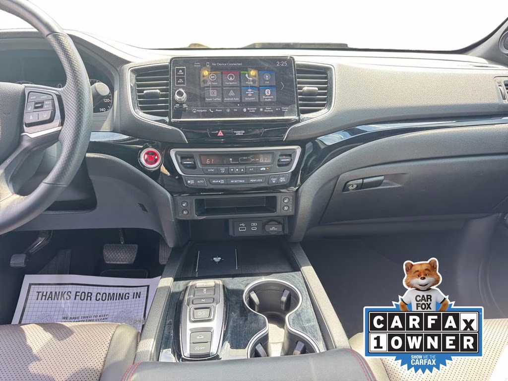 2025 Radiant Red Honda Ridgeline Black Edition AWD Truck