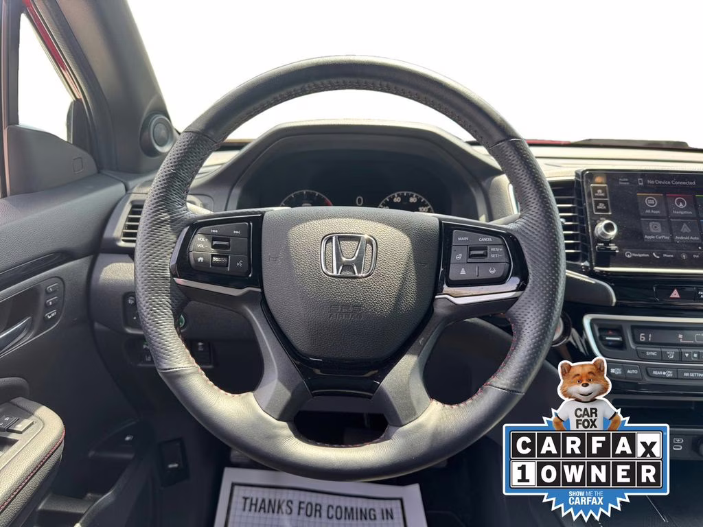 2025 Radiant Red Honda Ridgeline Black Edition AWD Truck