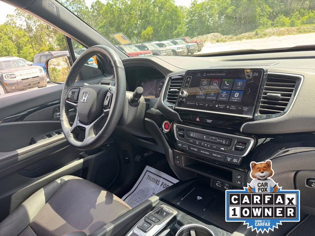 2025 Radiant Red Honda Ridgeline Black Edition AWD Truck