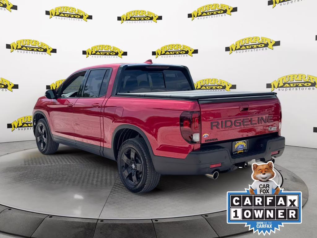 2025 Radiant Red Honda Ridgeline Black Edition AWD Truck