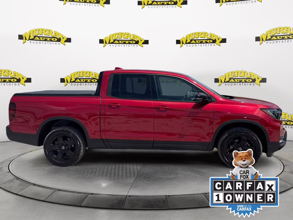 2025 Radiant Red Honda Ridgeline Black Edition AWD Truck
