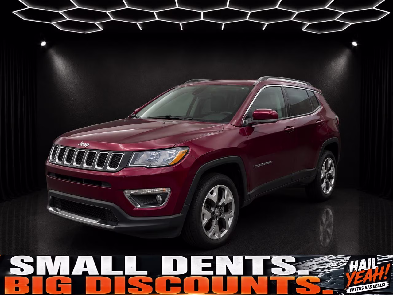 2020 Velvet Red Pearlcoat Jeep Compass Limited 4X4 SUV