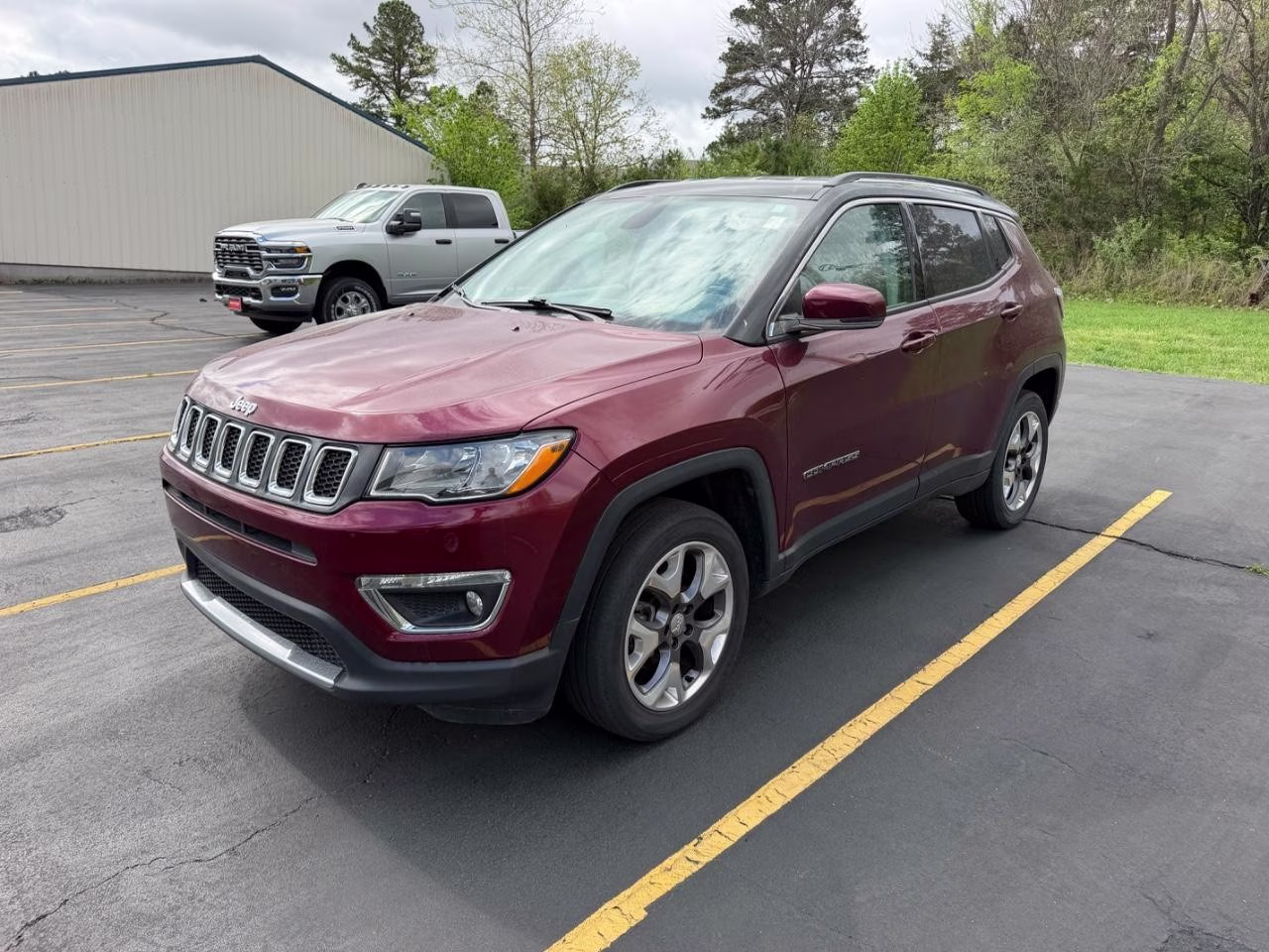 2020 Velvet Red Pearlcoat Jeep Compass Limited 4X4 SUV