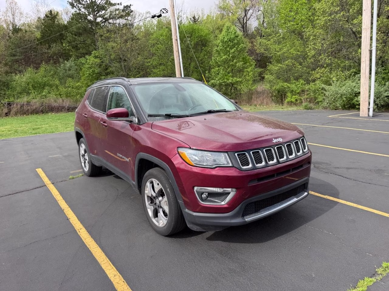 2020 Velvet Red Pearlcoat Jeep Compass Limited 4X4 SUV