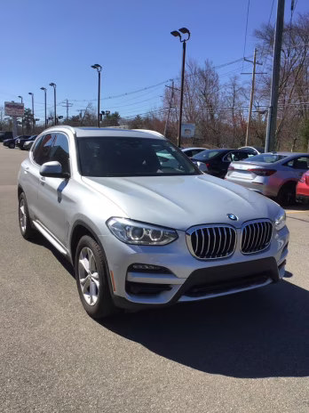 2021 Glacier Silver Metallic BMW X3 xDrive30i AWD SUV