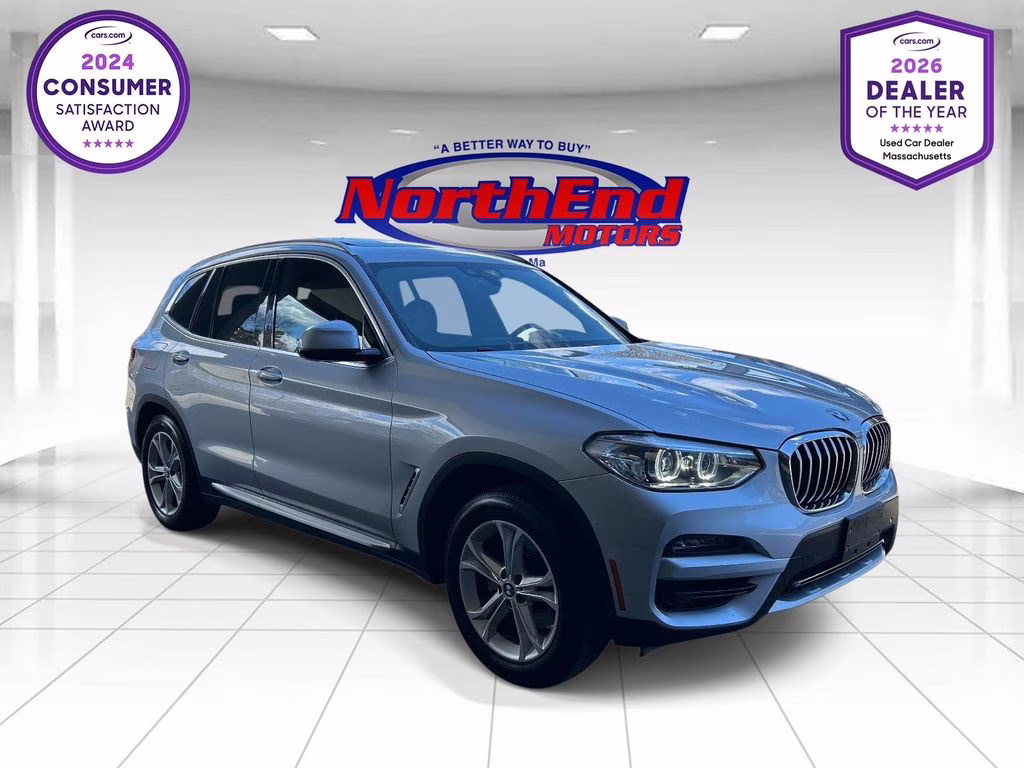 2021 Glacier Silver Metallic BMW X3 xDrive30i AWD SUV