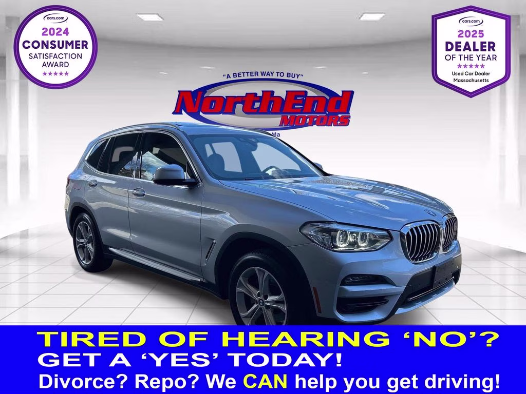 2021 Glacier Silver Metallic BMW X3 xDrive30i AWD SUV