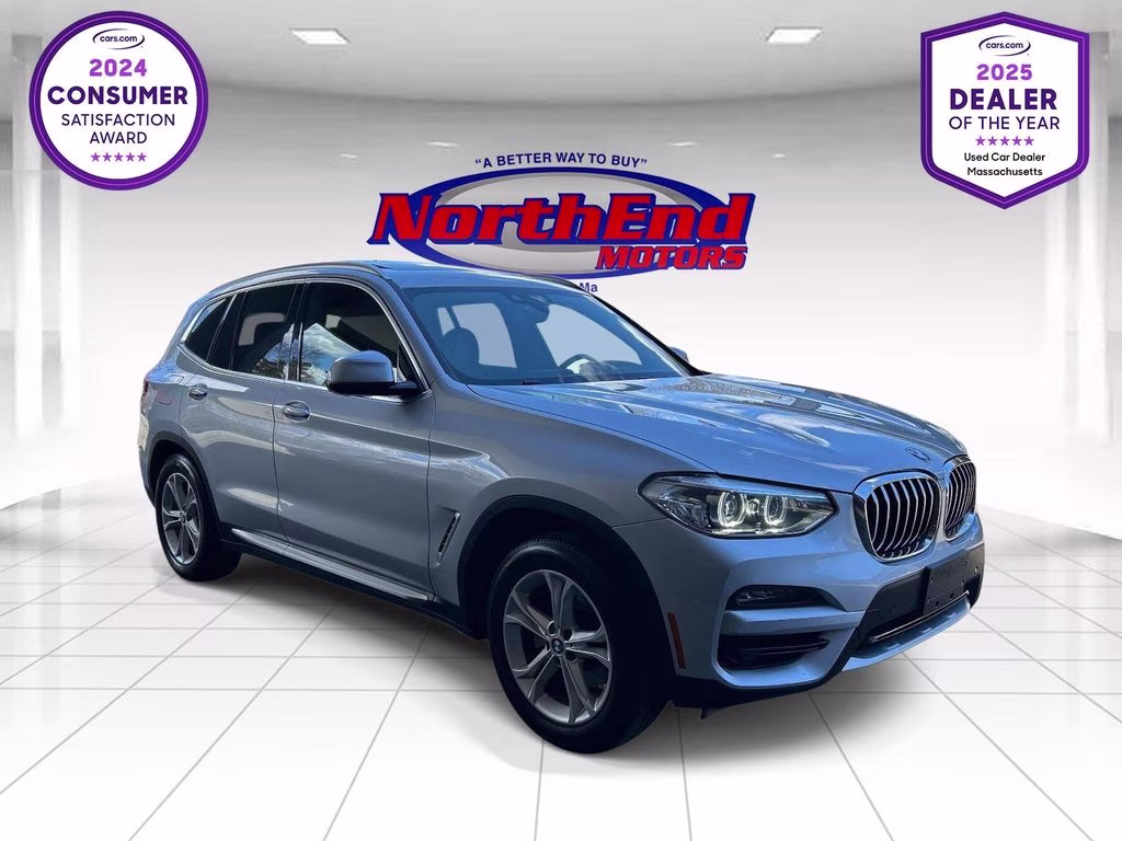 2021 Glacier Silver Metallic BMW X3 xDrive30i AWD SUV