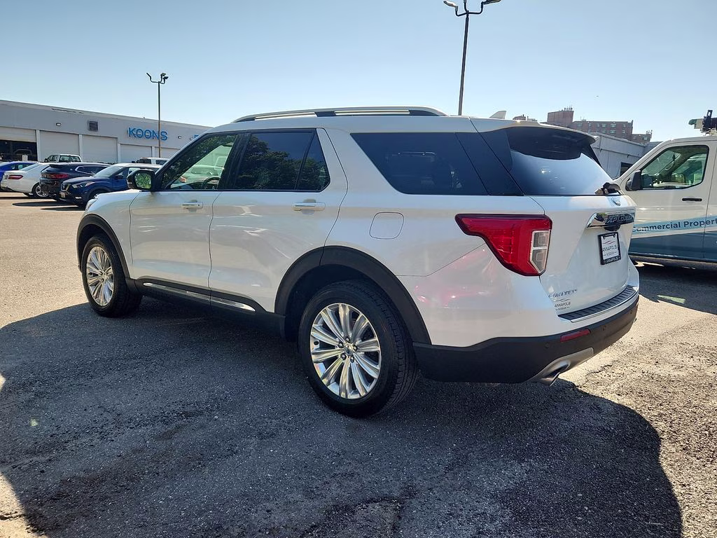 2020 Oxford White Ford Explorer Limited 4X4 SUV