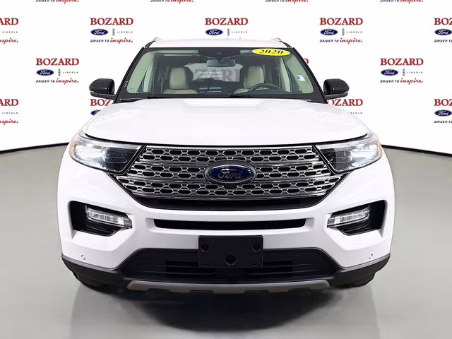 2020 White Metallic Ford Explorer Limited 4X4 SUV
