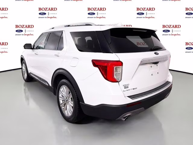 2020 White Metallic Ford Explorer Limited 4X4 SUV