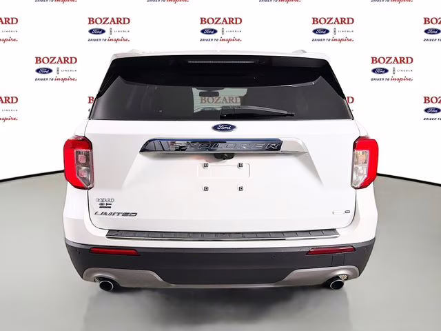 2020 White Metallic Ford Explorer Limited 4X4 SUV