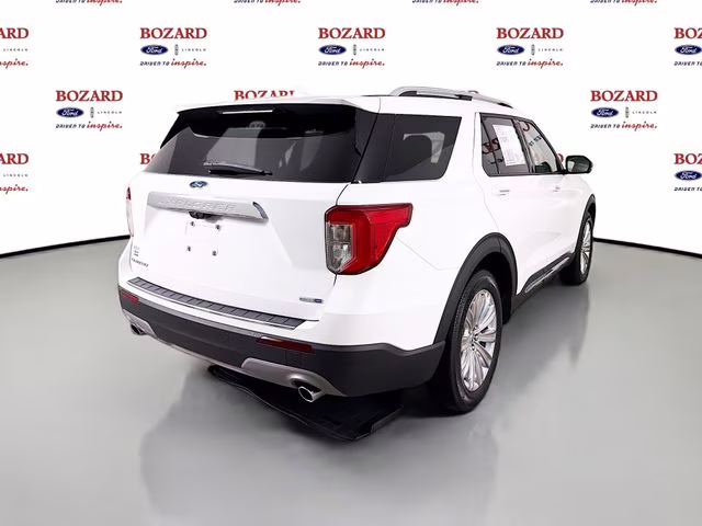 2020 White Metallic Ford Explorer Limited 4X4 SUV