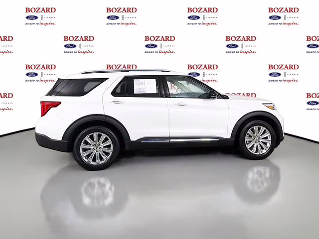 2020 White Metallic Ford Explorer Limited 4X4 SUV
