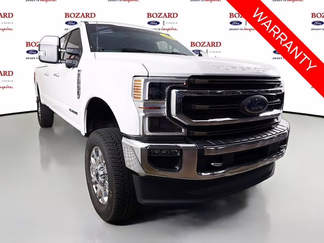 2022 White Metallic Ford Super Duty F-350 SRW King Ranch 4X4 Truck