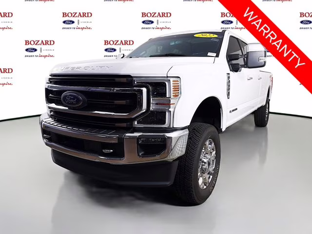 2022 White Metallic Ford Super Duty F-350 SRW King Ranch 4X4 Truck