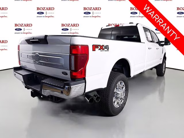 2022 White Metallic Ford Super Duty F-350 SRW King Ranch 4X4 Truck