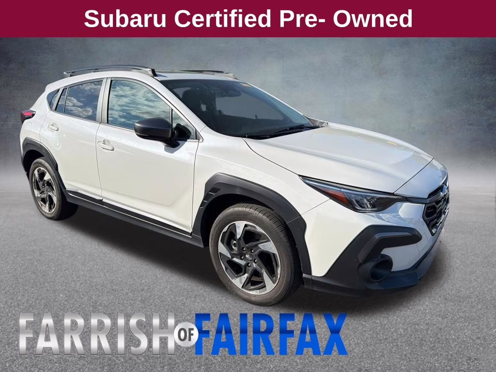 2024 Crystal White Pearl Subaru Crosstrek Limited AWD SUV