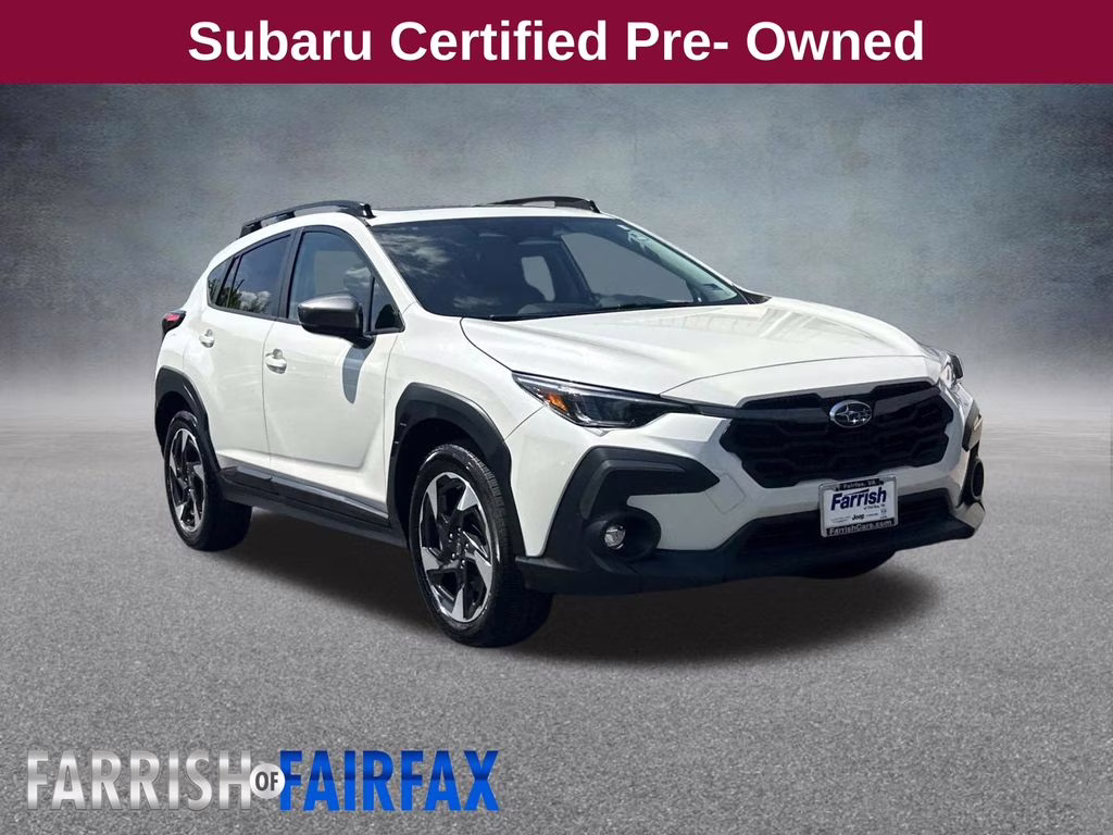 2024 Crystal White Pearl Subaru Crosstrek Limited AWD SUV