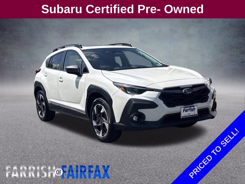 2024 Crystal White Pearl Subaru Crosstrek Limited AWD SUV