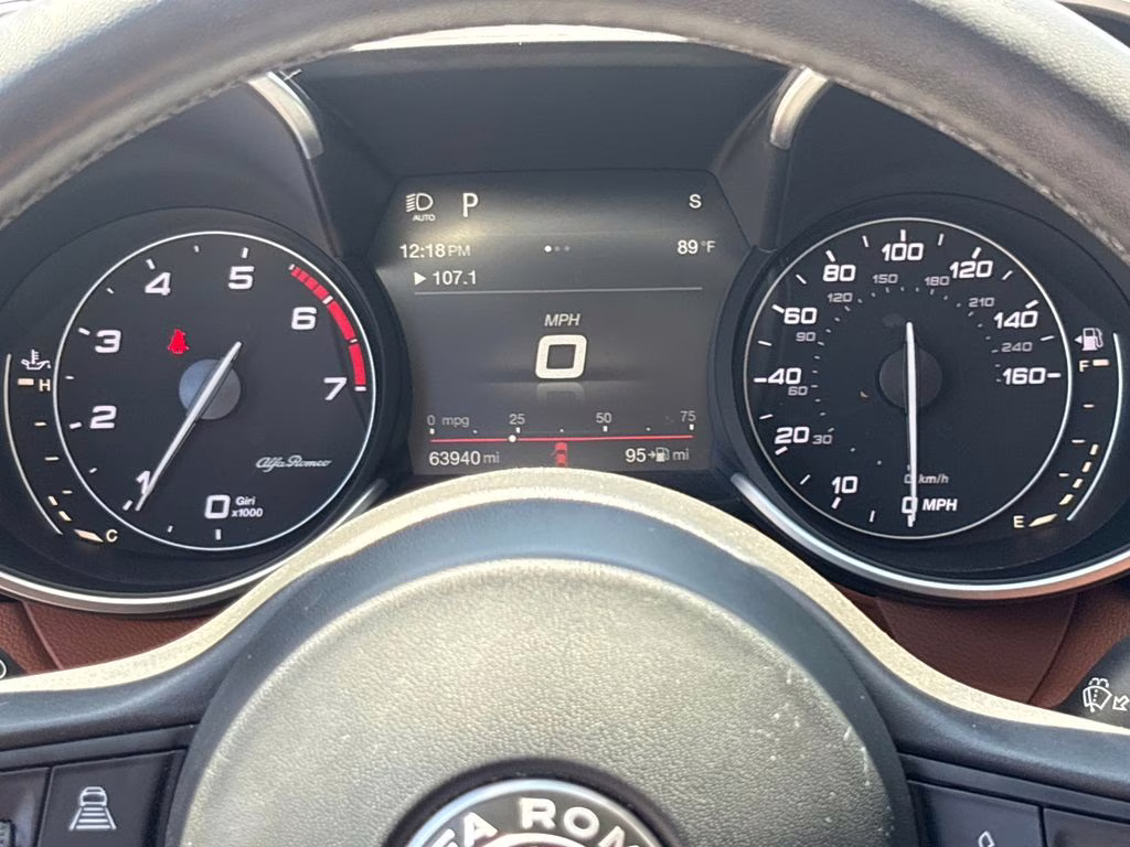 2018 Montecarlo Blue Metallic Alfa Romeo Giulia Ti Sport AWD Sedan