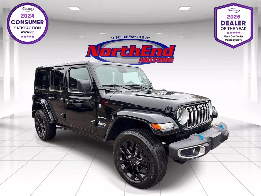 2024 Black Clearcoat Jeep Wrangler Sahara 4xe 4X4 SUV