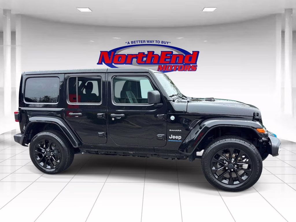 2024 Black Clearcoat Jeep Wrangler Sahara 4xe 4X4 SUV