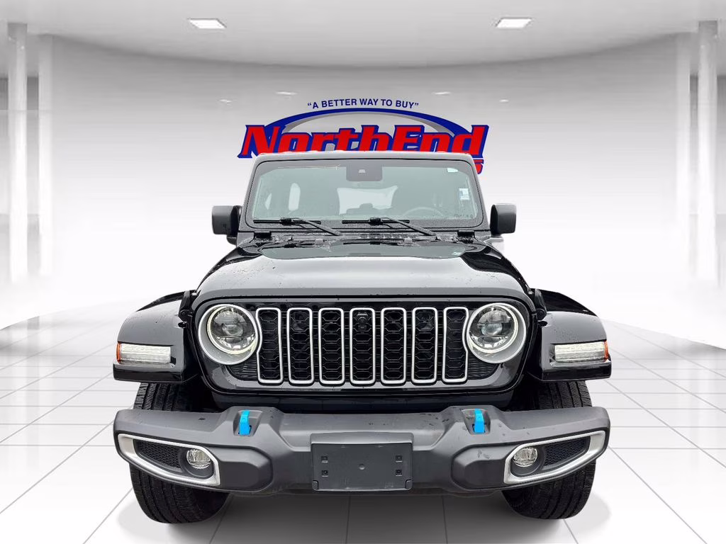 2024 Black Clearcoat Jeep Wrangler Sahara 4xe 4X4 SUV