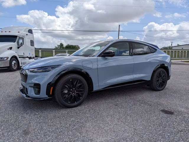 2026 Glacier Gray Metallic TriCoat Ford Mustang Mach-E Premium RWD SUV