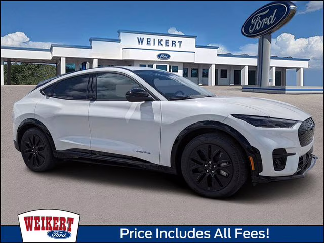 2026 Star White Metallic Tri-Coat Ford Mustang Mach-E Premium AWD SUV