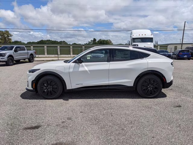 2026 Star White Metallic Tri-Coat Ford Mustang Mach-E Premium AWD SUV