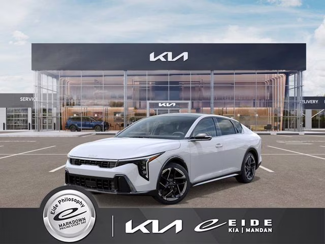 2026 Snow White Pearl Kia K4 GT-Line FWD Sedan