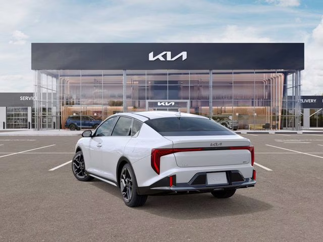 2026 Snow White Pearl Kia K4 GT-Line FWD Sedan