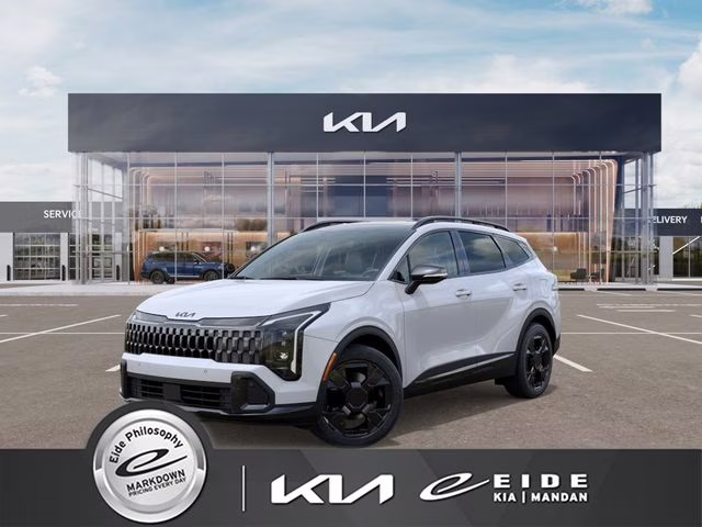 2026 Glacial White Pearl Kia Sportage X-Line AWD SUV