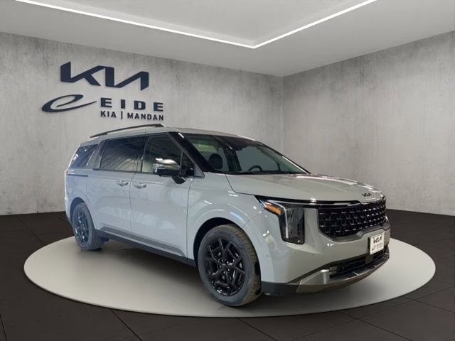2026 Ceramic Silver Kia Carnival Hybrid SX FWD Van