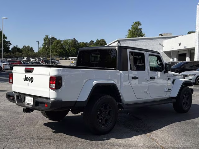 2023 Bright White Clearcoat Jeep Gladiator Texas Trail 4X4 Truck