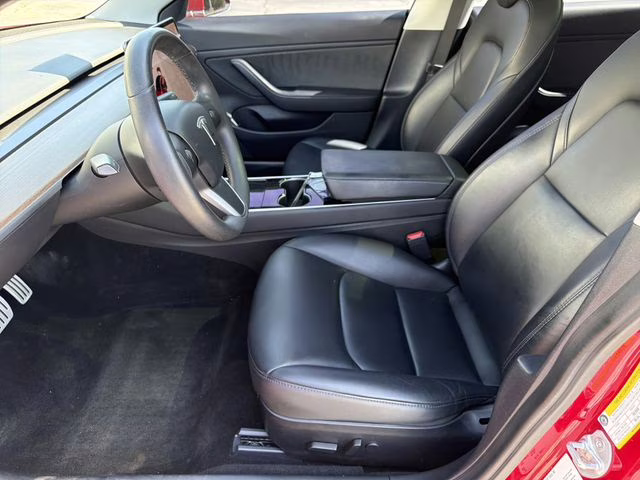 2020 Red Multi-Coat Tesla Model 3 Performance AWD Sedan