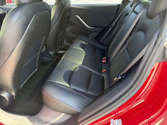 2020 Red Multi-Coat Tesla Model 3 Performance AWD Sedan