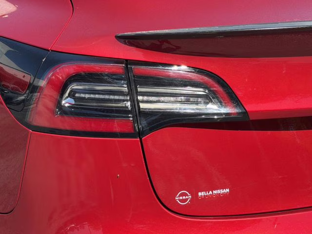 2020 Red Multi-Coat Tesla Model 3 Performance AWD Sedan