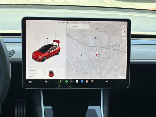 2020 Red Multi-Coat Tesla Model 3 Performance AWD Sedan