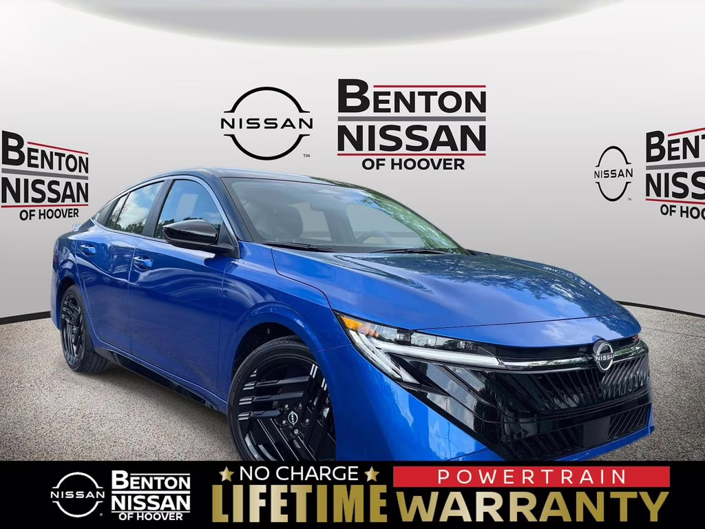 2026 Bluestone Pearl/Super Blk Nissan Sentra SR FWD Sedan