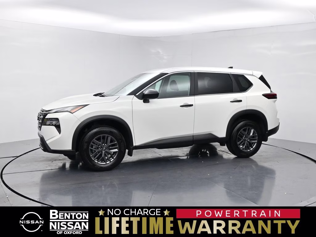 2026 Glacier White Nissan Rogue S FWD SUV